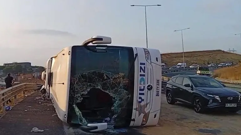 Kuzey Marmara’da Otobüs Devrildi