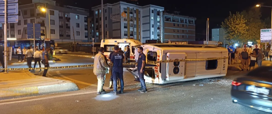 Sultanbeyli’de Servis Kazası