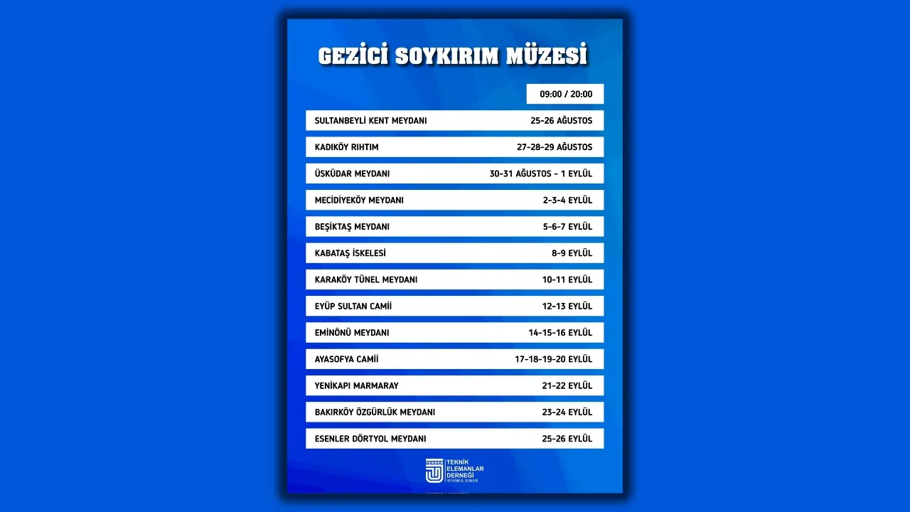 Gezici Soykırım Müzesi Bugün Sultanbeyli’de
