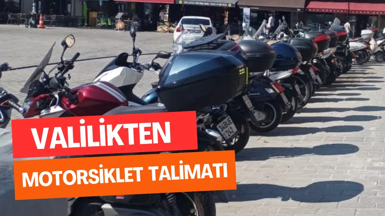 Valilikten Motosiklet Talimatı