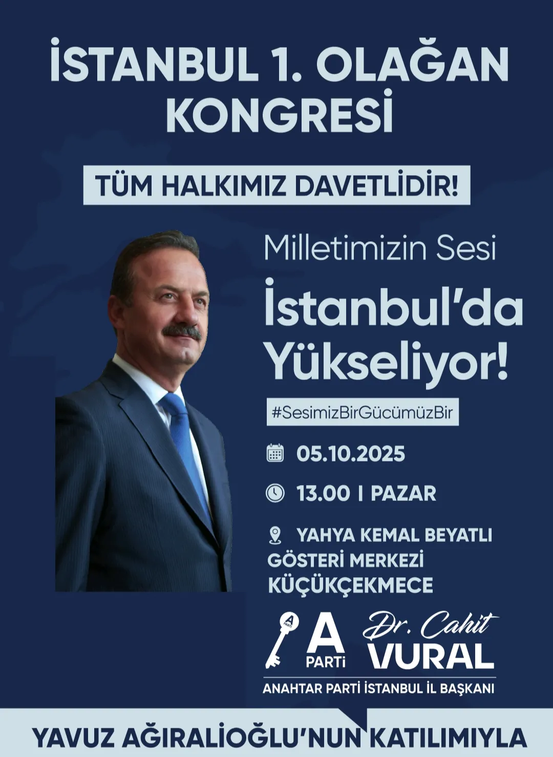ANAHTAR PARTİ İSTANBUL’DA BULUŞUYOR