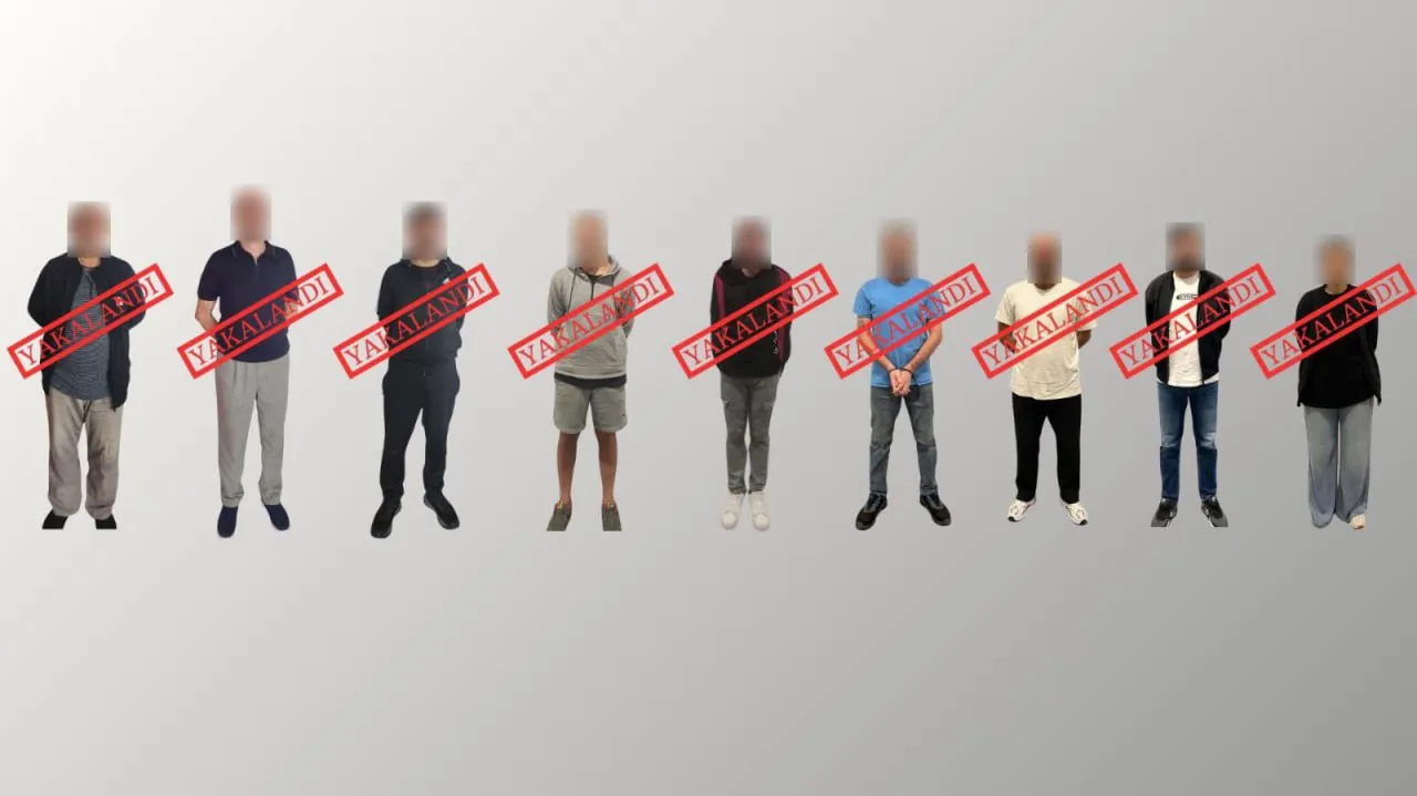 Kırmızı Bültenli 9 Suçlu Yakalandı