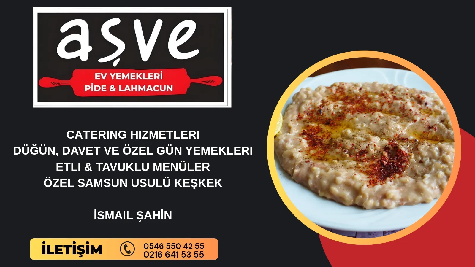 Aşve’den Özel Günlere Lezzet Dolu Hizmet Samsun Usulü Keşkek Ve Kaliteli Menülerle Catring Desteği